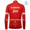 Tenue Maillot M/L + Collant à Bretelles 2018 Trek-Segafredo Hiver Thermal Fleece N001